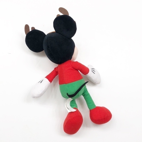 Disney Mickey Mouse Christmas Reindeer plush stuffed animal - Picture 2 of 4